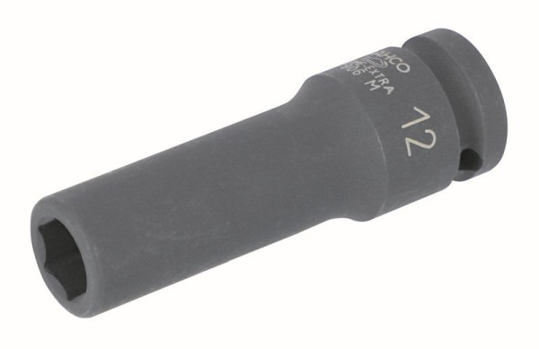 Bahco 1/2" Kraft-Steckschlüssel-Einsatz, 6kant, lang, SW 10 mm, SB-Verpackung, SBK7806M-10