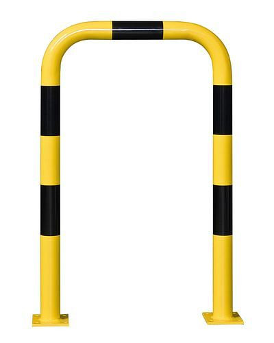 DENIOS Rammschutzbügel R 12.7, zur Außenaufstellung, 750 x 1200 mm, 145181