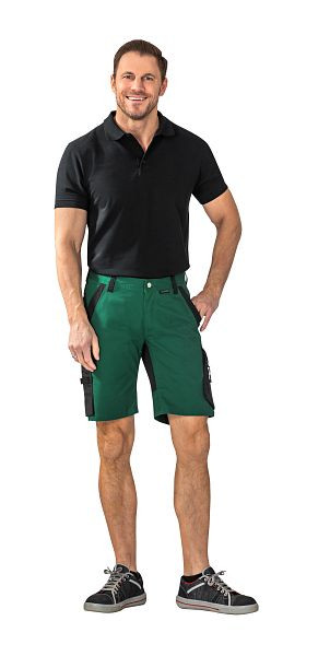 Planam Norit Herren Shorts, grün/schwarz, Größe M, 6454048