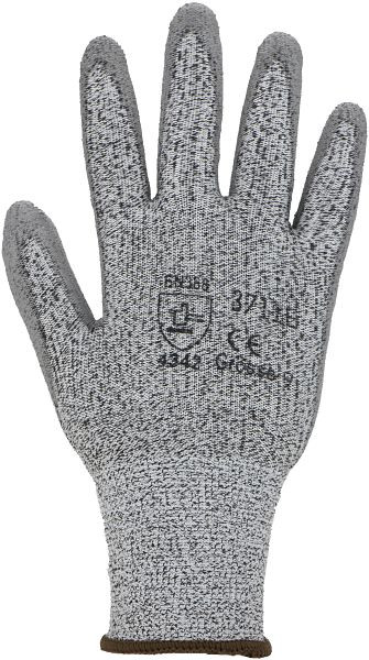 ASATEX Schnittschutz-Handschuh, Stufe 3, PU-Beschichtung, Farbe: grau, VE: 100 Paar Größe: 11, 3711E-11