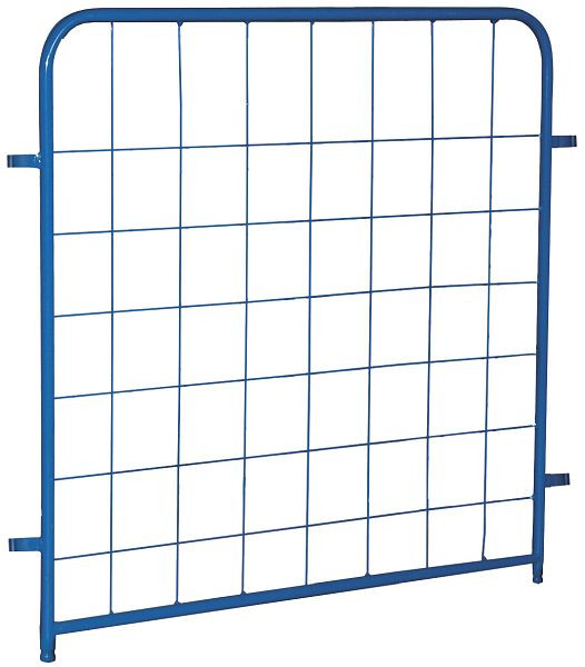 VARIOfit Längswand für Paket-/Etagenwagen, niedrig, Außenmaße: 1.275 x 925 mm, RAL 5010 enzianblau, gsw-800.303.2
