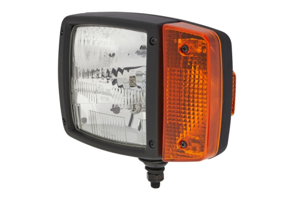 HELLA Hauptscheinwerfer, 24V, Anbau, E4 6495/E4 25728/ECE R113, Lichtscheibenfarbe: gelb, Stecker: DEUTSCH, links, 1SA 996 120-051