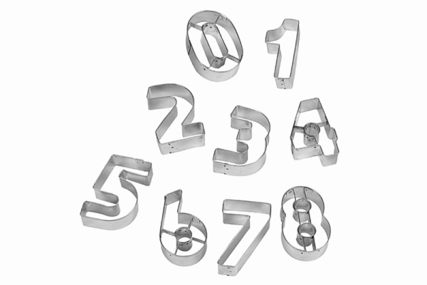 Schneider Ausstecher-Satz "Zahlen 0-9", 100 x 30 mm, 199570