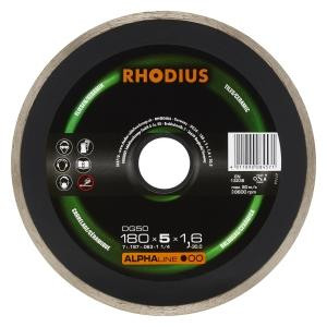 Rhodius ALPHAline DG50 Diamanttrennscheibe, Durchmesser [mm]: 180, Stärke [mm]: 1.6, Bohrung [mm]: 30, 303710
