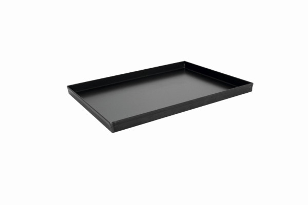 Schneider Pizzablech 300 x 400 mm, Höhe 25 mm, Material: Blaublech, Stärke 20 mm, 997903