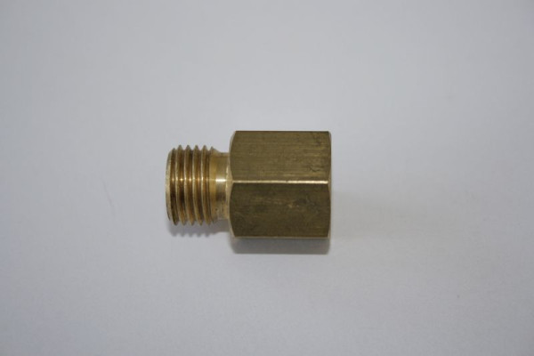 ELMAG Messing-Adapter IG M12x1 x AG 1/4', zu CEMONT WIG INVERTER z.B.TX 160 AC/DC, Gasanschluß für WIG-Schlauchpaket, 9505454