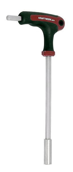 Kraftwerk ERGOKRAFT T-Griff-Schraubendreher-Bithalter 1/4", magnetisch, 3634