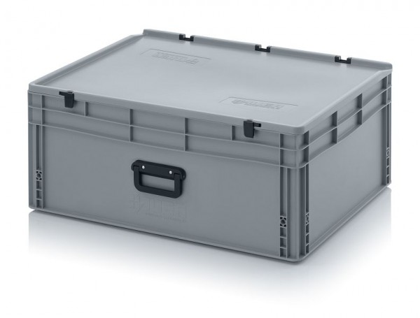 Auer Eurobehälter Koffer 2GL 2 Griffe auf der Längsseite, LxBxH: 80 x 60 x 33,5 cm, ED 86/32 2GL