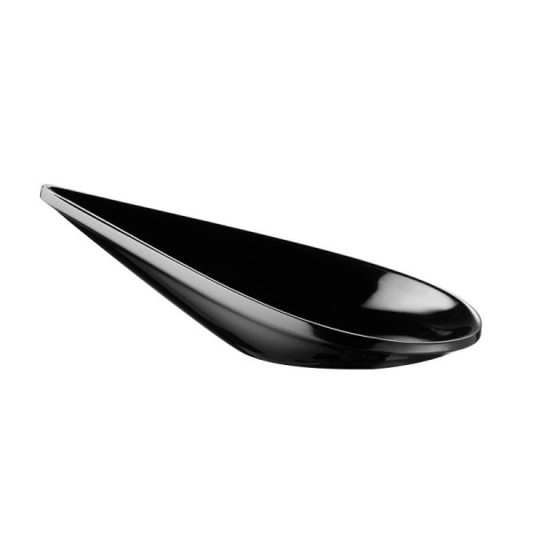 APS Fingerfoodlöffel DROP, Melamin, 10,5 x 5,5, Höhe 3 cm, schwarz, 85371