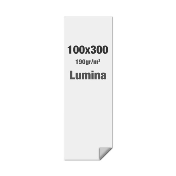Showdown Displays Brightbox Pro Flex Wand 100 x 300 cm Print Lumina, STFR1000x3000LUM