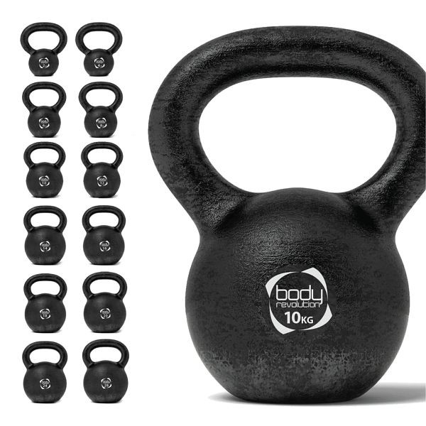Monster Kettlebell aus Gusseisen 10 kg, 30054, 0799872166555