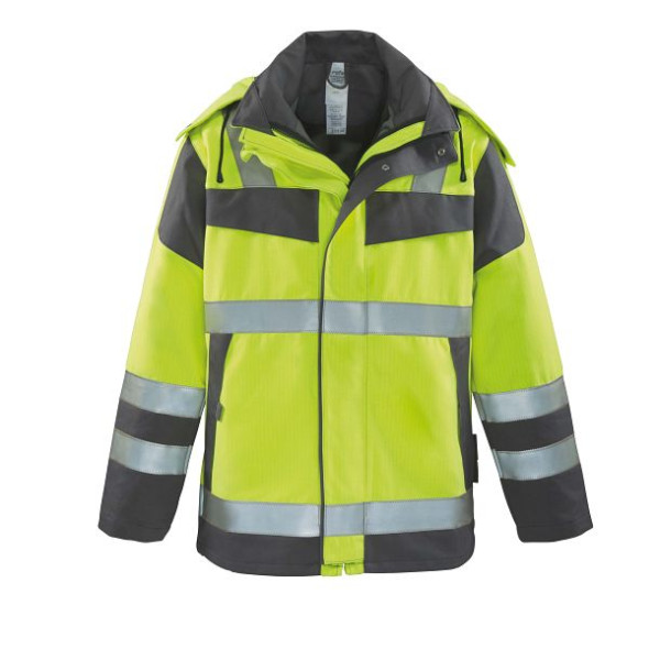 ROFA Jacke 367, Größe 60/62, Farbe 337-leuchtgelb-grau, 58367-337-60/62