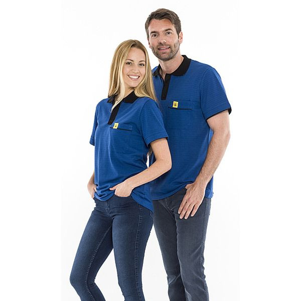 SafeGuard ESD-Poloshirt royalblau, 210g/qm Größe 4XL, DSWL31935