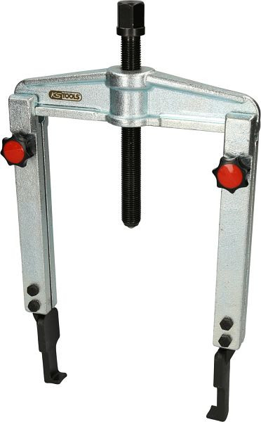 KS Tools Schnellspann-Universal-Abzieher 2-armig mit extrem schlanken und verlängerten Haken, 25-130mm, 200mm, 2, 5t, 620.0066