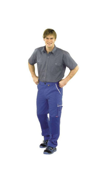 Planam Canvas 320 Bundhose, kornblumenblau/kornblumenblau, Größe 50, 2120050