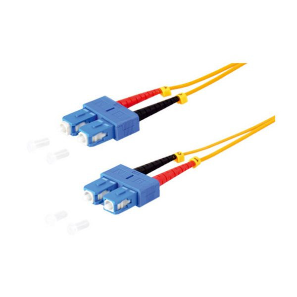 S-Conn Duplex Patchkabel SC/SC 9/125µ, OS1/OS2, gelb 3,0m, 77824