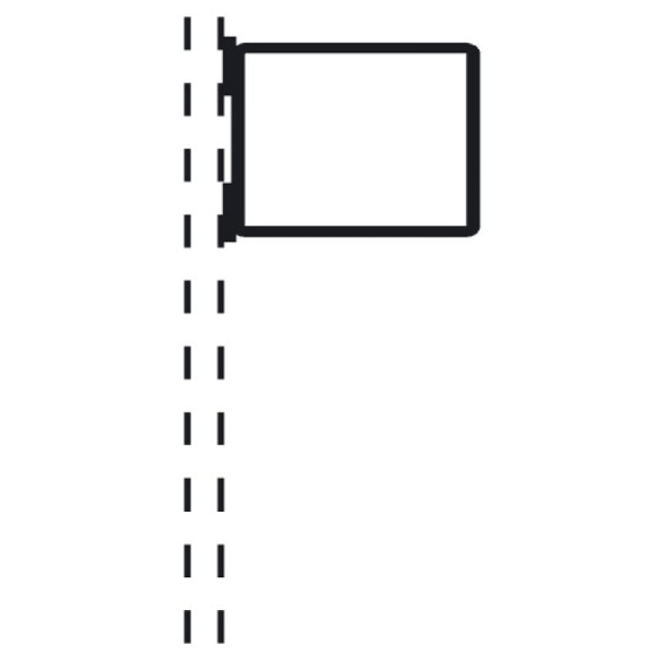 Stein HGS Rohrrahmen Typ 22, 420x630 mm, Ø RR 26,9/1,75 mm, vorbereitet für Bandbefestigung, afb47201