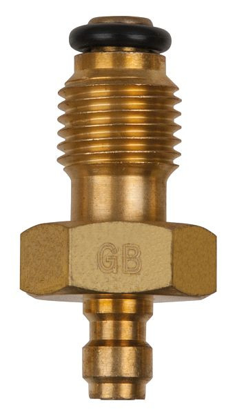 KS Tools Adapterstück M14x1,5 Außengewinde und 1/4" Schlauchanschluss mit Dichtring, 150.2343