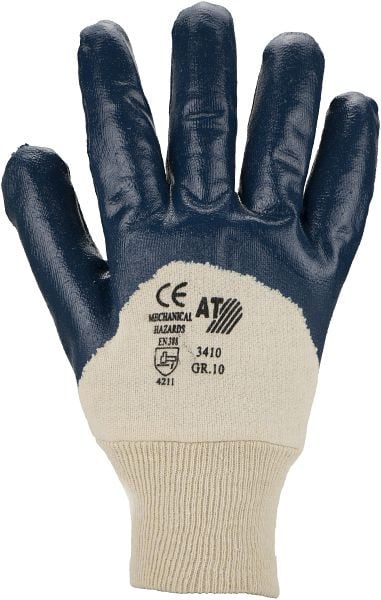 ASATEX Nitril-Handschuh, Strickbund, Farbe: blau, VE: 144 Paar Größe: 11, 3410-11