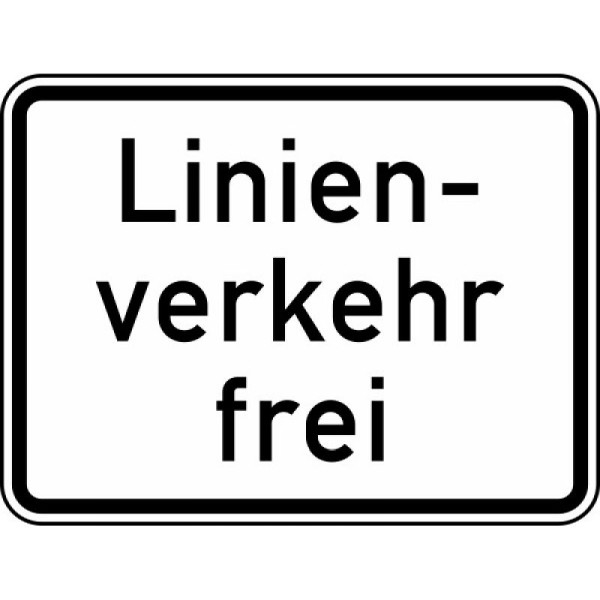 Stein HGS Linienverkehr frei Nr. 1026-32, 750 x 562 mm, Flachform 2 mm, RA2, 1026-32-321