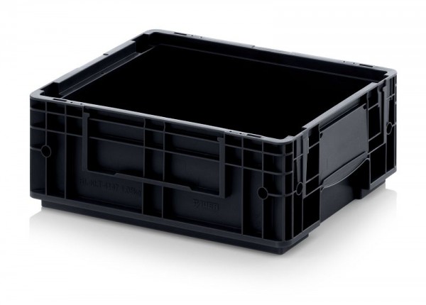 Auer ESD-RL-KLT-Behältermit glattem Boden und Wasserablauflöchern, LxBxH: 40 x 30 x 14,7 cm, ESD RL-KLT 4147