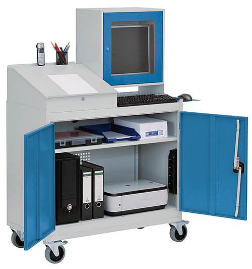 Bedrunka+Hirth Computerwagen 110-4, 1000 x 500 x 1575 mm, 04.180.C06