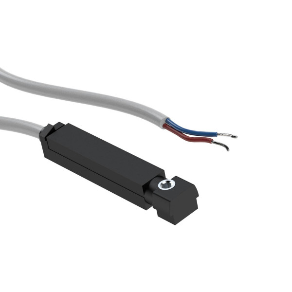 Riegler REED-Sensor, 2-Draht, M8-Stecker, 5-50V AC/DC, 6W, stromlos offen, LED, 129738