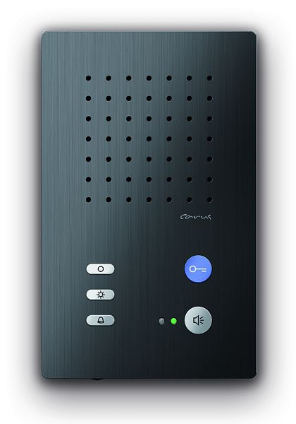TCS Audio Innenstation zum Freisprechen Serie Carus ADAPTO, Aufputzmontage schwarz, CAI1000-0156