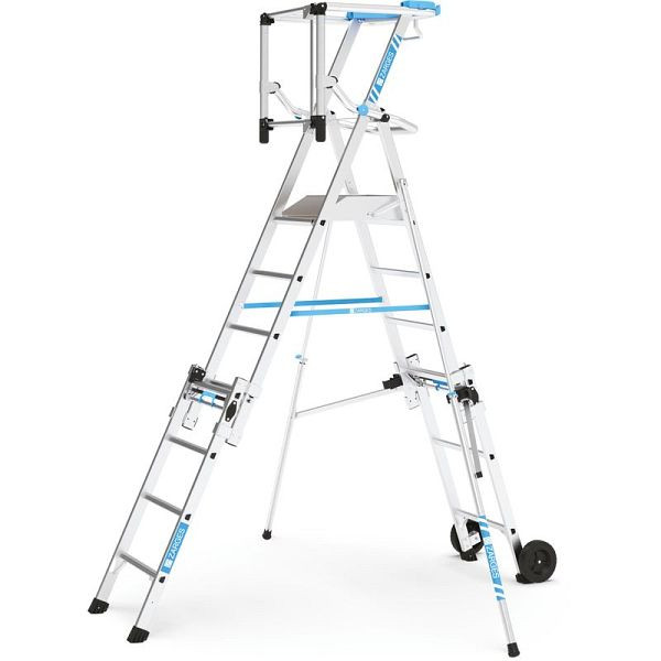ZARGES ZAP Masterflex S - Teleskop-Plattformleiter 7 Stufen, Stufentiefe: 30 mm, 41218