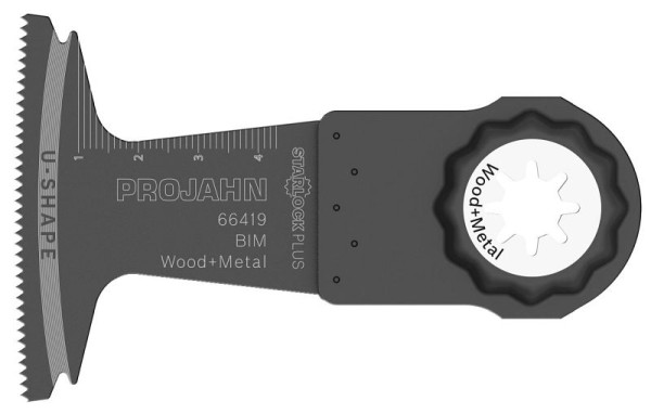Projahn Tauchsägeblatt für Holz & Metal, BIM, Starlock Plus, 65mm x 50mm, 66419