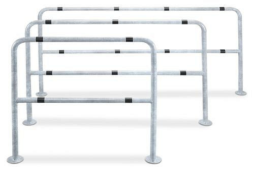 DENIOS Schutzbügel SB V3, verzinkt, 2000 x 1000 mm, 157956