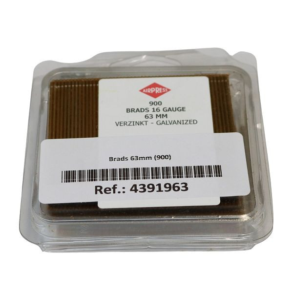 Airpress Brads 20 mm VE: 4000 Stück, 43120-1, 8714253312927