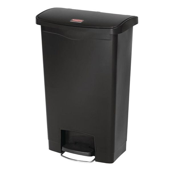 Rubbermaid Slim Jim Front Step Pedaleimer schwarz 50L, GL028