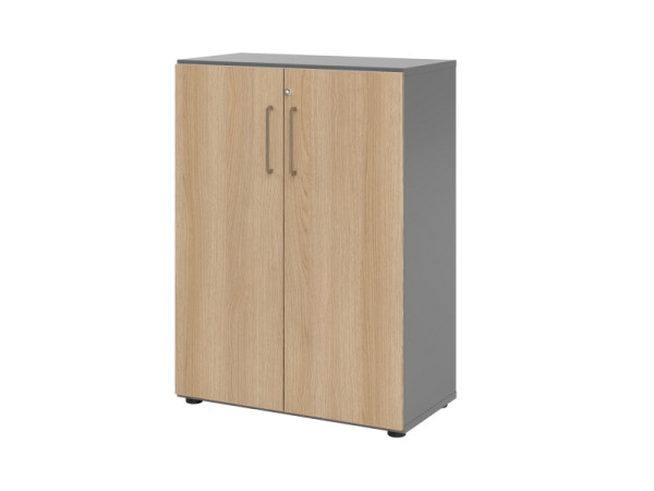 Hammerbacher Schrank 3OH 938T3 Graphit/Eiche, V938T3/G/E/BS