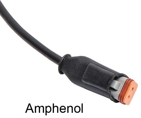 HELLA Seitenmarkierungsleuchte, Shapeline Tech, LED, 24/12V, Anbau, gelb, LED-Lichtfarbe: gelb, 500mm, Amphenol, 2-polig, rechts/links, 2PS 013 301-311