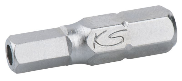 KS Tools 1/4" Bit Innensechskant, Bohrung, 25mm, 3/8", 911.3592