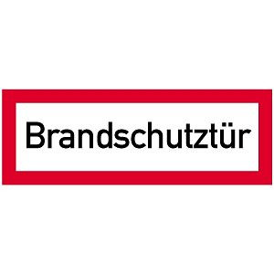 Moedel Brandschutztür, Folie, 297x105 mm, 57403