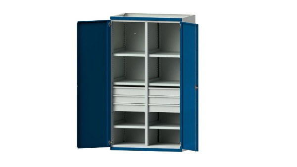 ANKE Werkbänke Schwerlastschrank, Modell 203, 1085 x 690 x 1950 mm, RAL 7035/5010, 621.063