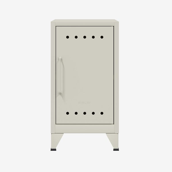 Bisley Fern Mini Ablageschrank, rechtsseitig öffnend, mit festem Fachboden, verkehrsweiß (696), FERMINRH696