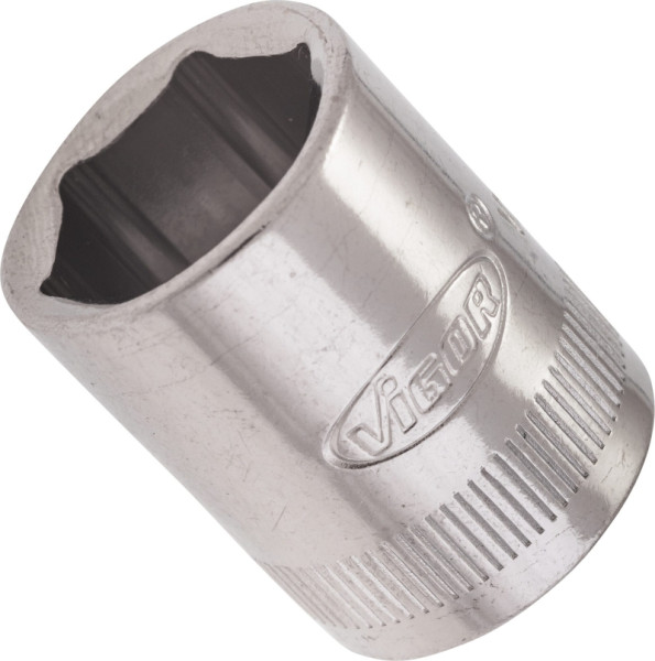 VIGOR Steckschlüsseleinsatz, Vierkant hohl 6,3 mm (1/4 Zoll), Außen-Sechskant Profil, 14 mm, V2426N