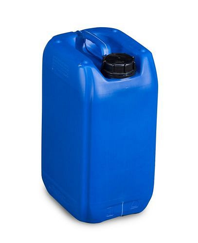 DENIOS Kunststoffkanister aus Polyethylen (PE), antistatisch, 12 Liter, blau, 267000