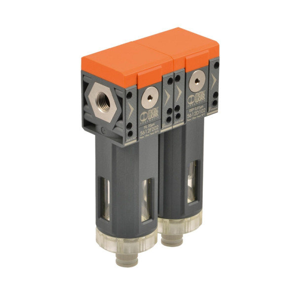 Metal Work Filter+Ölfilter »SYNTESI«, BG 1, G 1/4, 5 µm + 0,01 µm, RA + RMSA, 145375