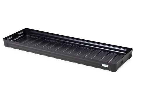 DENIOS Ableitfähige Kleingebindewanne pro-line aus PE, ohne Gitterrost, 26 Liter, 1265x395x90, 276238