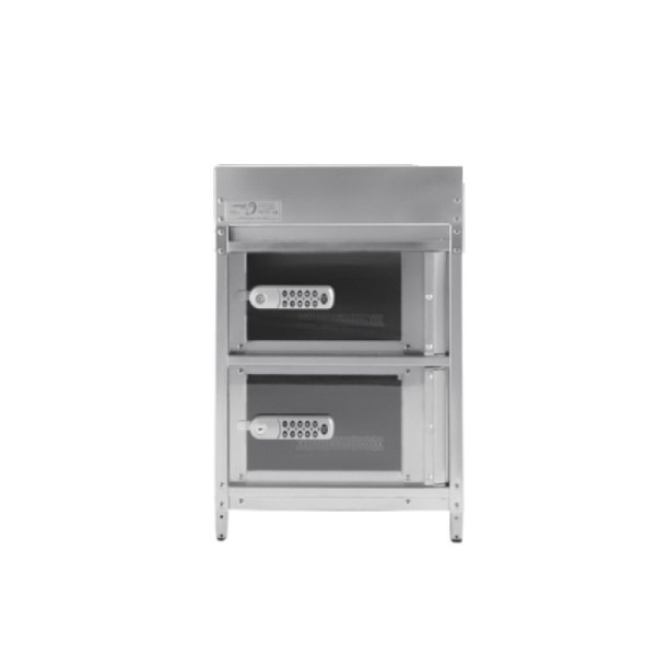 Stein HGS Ladeschrank für Fahrradbatterien und Elektrokleingeräte mit transparanten Türen, 2 Stk, mit 4 Edelstahlfüßen, 72792.0002