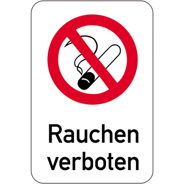 Stein HGS Sonderschild, Rauchen verboten, 400 x 600 mm, 14967