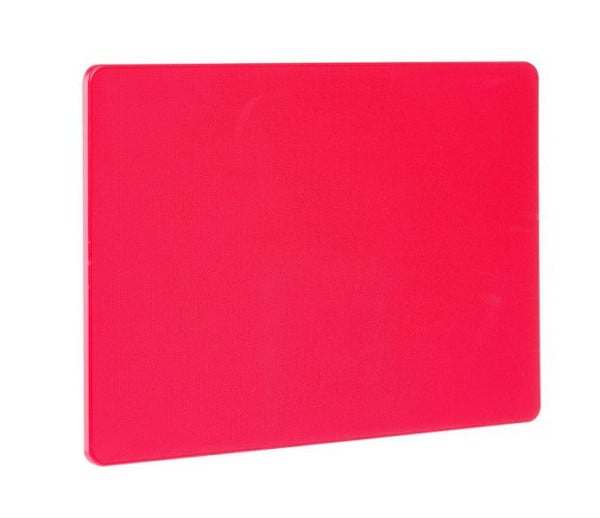 Hendi Schneidbrett, rot 600x400x15 mm LDPE, 827116