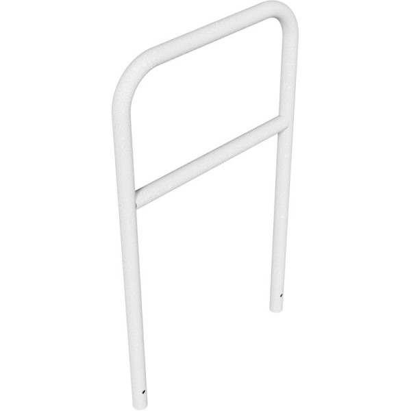 Stein HGS Anlehnbügel/Absperrbügel -Sylt-, 1200mm/700mm, ohne Farbe, mit Querholm, Bügel: Ø 48 mm, 21938