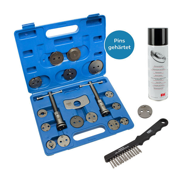 RepTools Bremskolbenrücksteller mit 3 Pin Adapter und Drahtbürste, XXL-118555