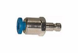 Riegler Einstecknippel push-in NW 2,7, Messing vernickelt, 107106