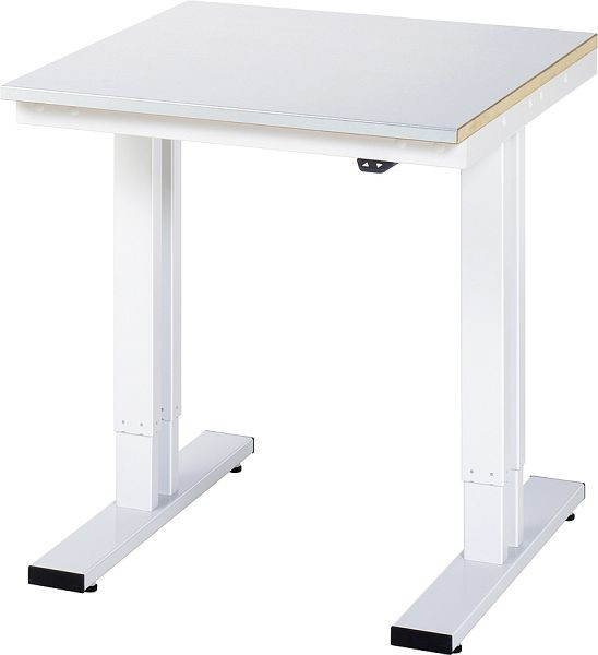RAU Werktisch Serie adlatus 300, B750 x T800 x H720-1120 mm, 08-WT-075-080-ES